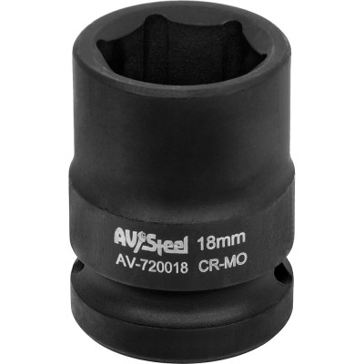 Ударная шестигранная торцевая головка AV Steel AV-720018