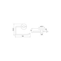 Держатель для туалетной бумаги IDDIS Sena HA90WLP