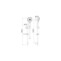 Душевой гарнитур IDDIS Sena SLI1FB0i16