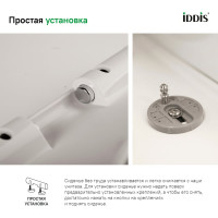 IDDIS Сиденье для унитаза soft close дюропласт ID 136 Dp Sc