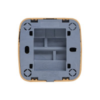 1-клавишный выключатель EKF Минск ОП 10А светлое дерево EGV10-021-30