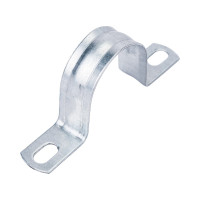 Двухлапковая скоба КРЕПКО-НАКРЕПКО d32 31/32, оцинк., 50 шт. 34797