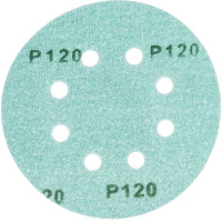 Диск шлифовальный KM10 (10 шт; 125 мм; P120; 8 отверстий; Velcro) БАЗ 960000141934