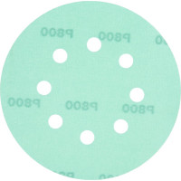 Диск шлифовальный KM10 (10 шт; 125 мм; P800; 8 отверстий; Velcro) БАЗ 960000141945