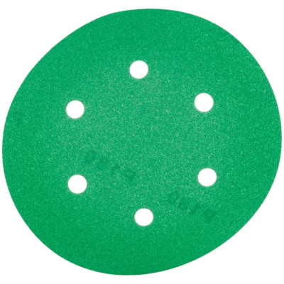 Диск шлифовальный KM10 (10 шт; 150 мм; P180; 6 отверстий; Velcro) БАЗ 960000141994