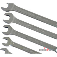 Набор ключей СЕРВИС КЛЮЧ 10 предметов 7,8,10,12,13,14,15,17,19,22мм, холодный штамп CR-V 70025