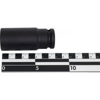 Головка ударная шестигранная удлиненная (24 мм; 1/2DR) AV Steel AV-720124