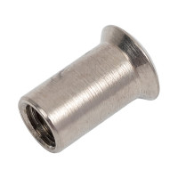 Гильзовая гайка Tech-Krep с полупотайной головкой и прямым шлицем М6 144182