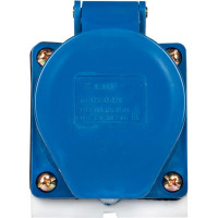 Розетка стационарная наружная EKF 123 2Р+РЕ 32А 220В IP44 ps-123-32-220