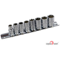 Набор шестигранных головок (8 пр; 6-13 мм; 1/4") СЕРВИС КЛЮЧ 77554