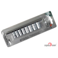 Набор шестигранных головок (8 пр; 6-13 мм; 1/4") СЕРВИС КЛЮЧ 77554