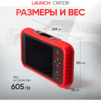 Портативный автосканер Launch Creader CRP239 N36870