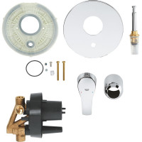 Встраиваемый смеситель для ванны GROHE Eurosmart 2015 включает встроенный механизм 33305002