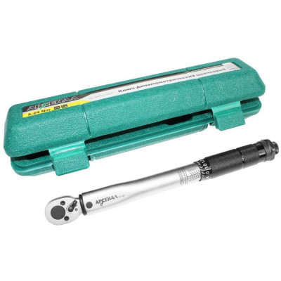 Динамометрический ключ Арсенал 1/4" 5-24 Нм, щелчковый 8144800