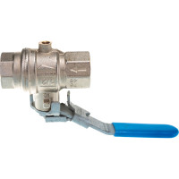 Шаровой кран с выхлопным отверстием в шаре RUB 1/2 DN15 PN14, ВР-ВР, серия BOLOGNA S.93, ручка S93D00