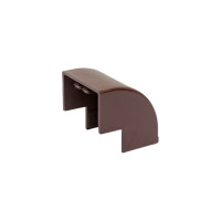Внешний угол EKF 25х16мм, 4 шт, Plast, PROxima, под темное дерево, obd-25-16x4