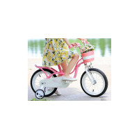 Велосипед Royal Baby Little Swan 12" с багажником, стальная рама RB12-18 Розовый