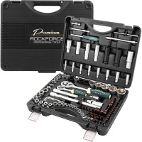 Набор инструментов Rockforce 108+6 предметов, 1/2, 1/4DR, 6-гранных RF-41082-5 PREMIUM(26255)