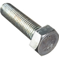 Болт Стройметиз полная резьба DIN933 М16х 60, класс прочности 5. 8, цинк 7 шт. 3015108