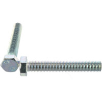 Болт Стройметиз полная резьба DIN933 М16х100, класс прочности 5. 8, цинк 5 шт. 3015188