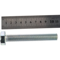 Болт Стройметиз полная резьба DIN933 М16х100, класс прочности 5. 8, цинк 5 шт. 3015188