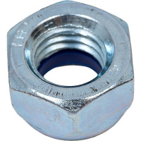 Гайка Стройметиз М12 самоконтрящаяся, DIN 985, цинк уп. 25 шт коробка с окном малая 3040073