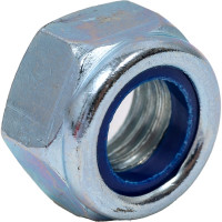 Гайка Стройметиз М12 самоконтрящаяся, DIN 985, цинк уп. 25 шт коробка с окном малая 3040073