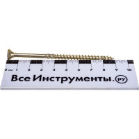 Конструкционный шуруп Rusconnect 5х90 мм, потайная головка 50 шт. 3105092