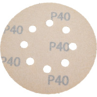 Диск шлифовальный AP33M (50 шт/уп; 125 мм; 8 отверстий; Р40) Hanko AP33M.125.8.0040
