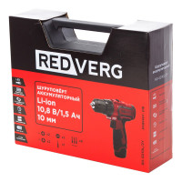 Аккумуляторная дрель-шуруповерт REDVERG RD-SD10L/2Y 6628688