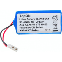 Аккумулятор для робота-пылесоса Chuwi iLife (14.8В, 2.6Ач, Li-ion) TopON PN: CS-ECR131VX TOP-ILife-14.8