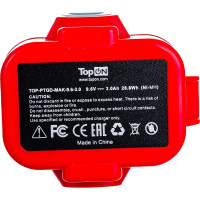 Аккумулятор для электроинструмента (Ni-Mh, 9.6В, 3Ач) TopON TOP-PTGD-MAK-9.6-3.0