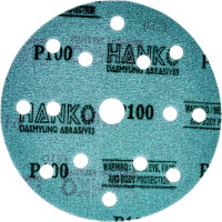 Диск DC341 Film Green Hanko 150 мм 15 отв Р 100 100 шт/уп DC341.150.15.0100
