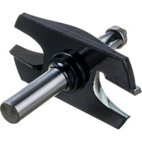 Фреза кромочная калевочная с нижним подшипником серия 1017 (80x42 мм; R30 мм; хвостовик 12 мм) Росомаха 801715