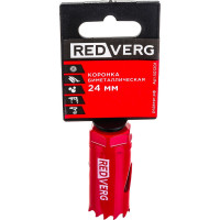 Коронка биметаллическая 24 мм REDVERG 6627099