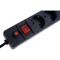 Сетевой фильтр UNIVersal ПВС 3*0,75 черный 10м 967U-4010