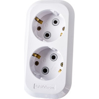 Бытовой удлинитель UNIVersal Е-302 ПВС 3*1 2 гнезда с заземлением 2м 9631972