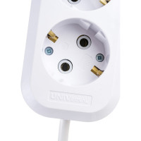Бытовой удлинитель UNIVersal Е-302 ПВС 3*1 2гн. с/з 3м 9631973