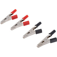 Зажим крокодил ГЛАВДОР GL-142, 50 мм, 20А 4 шт. 50607