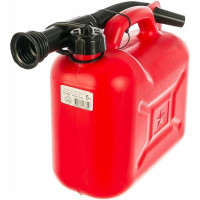 Канистра пластиковая для технических жидкостей, красная 5 л GL-320 ГЛАВДОР 52335