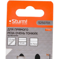 Пилки для лобзика T118G по металлу (51 мм; 2 шт.) Sturm 5250701