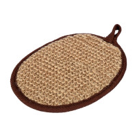 Овальная мочалка из рами Банные Штучки с хлопком, 11х16 см 40361