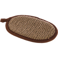 Овальная мочалка из рами Банные Штучки с хлопком, 11х16 см 40361