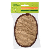 Овальная мочалка из рами Банные Штучки с хлопком, 11х16 см 40361