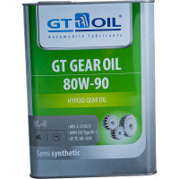 Масло Gear Oil, SAE 80W-90, API GL-5, 4 л GT OIL 8809059407837