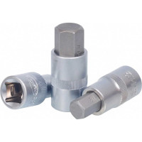Набор головок вставка HEX 4-14 мм DR1/2", 8 шт., на планке АвтоDело 39841 14793