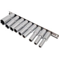 Набор головок высоких  DR1/2", 8-22 мм, на планке АвтоDело 39836 13345