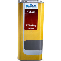 Масло Diesel City, SAE 5W-40, API CI-4/SL, 4 л GT OIL 8809059408001