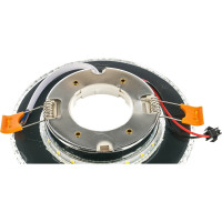 Встраиваемый светильник для натяжных потолков с белой LED подсветкой Feron CD4020 GX53 прозрачный, 29473