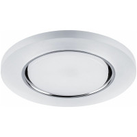 Встраиваемый светильник для натяжных потолков с белой LED подсветкой Feron CD5020 GX53, белый матовый, 32659